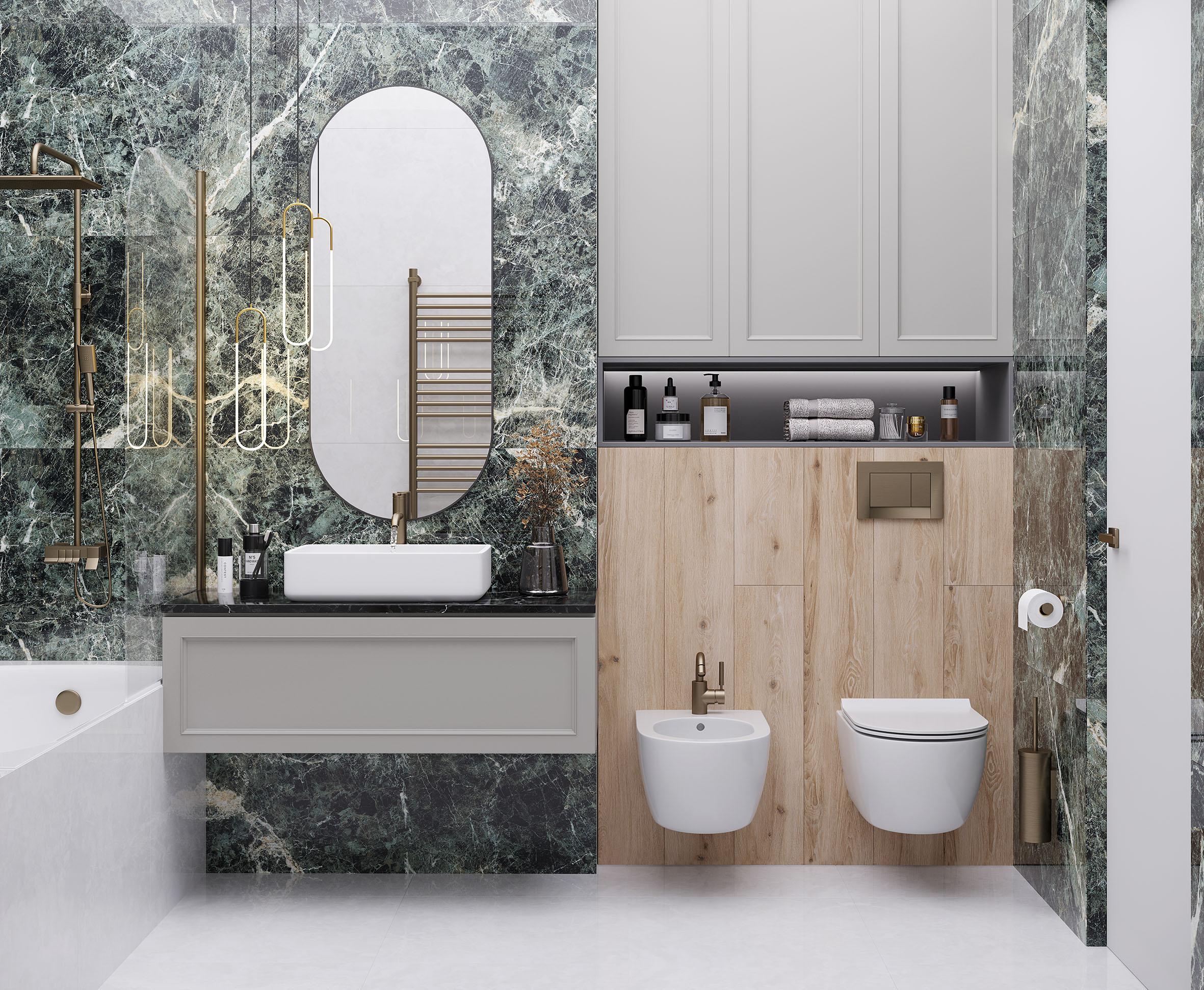 Откройте для себя Collection Nembus Green от LAPARET: Торжество мрамора и элегантности
